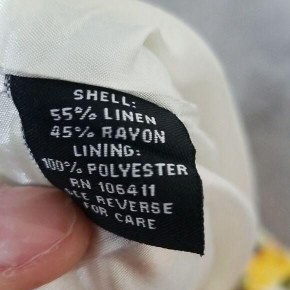 Premise White Floral Multicolored Skirt Sz 10 - Picture 8 of 8